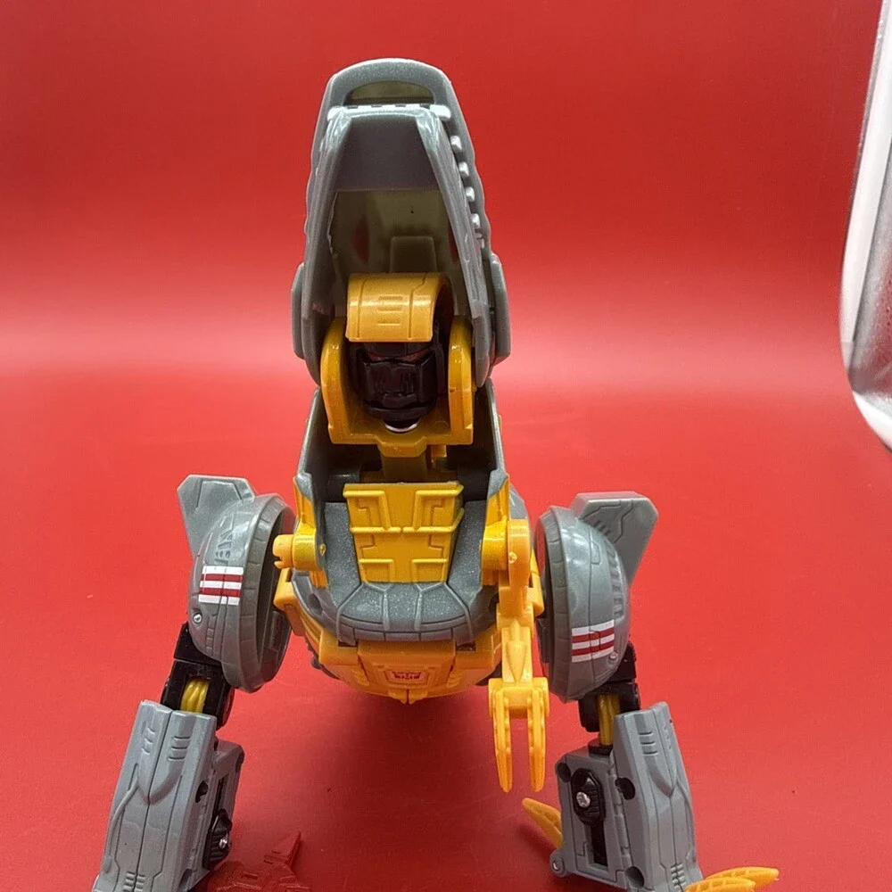 Vintage G1 Transformers Grimlock Dinobot Loose Incomplete Hasbro Extinction Evo